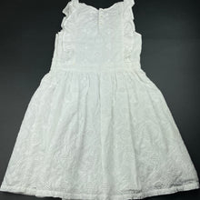 Load image into Gallery viewer, Girls Country Road, lined pointelle cotton dress, light marks, FUC, size 10, L: 73cm