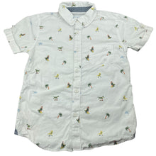 Load image into Gallery viewer, Boys Target, cotton short sleeve shirt, dinosaurs, EUC, size 8,  