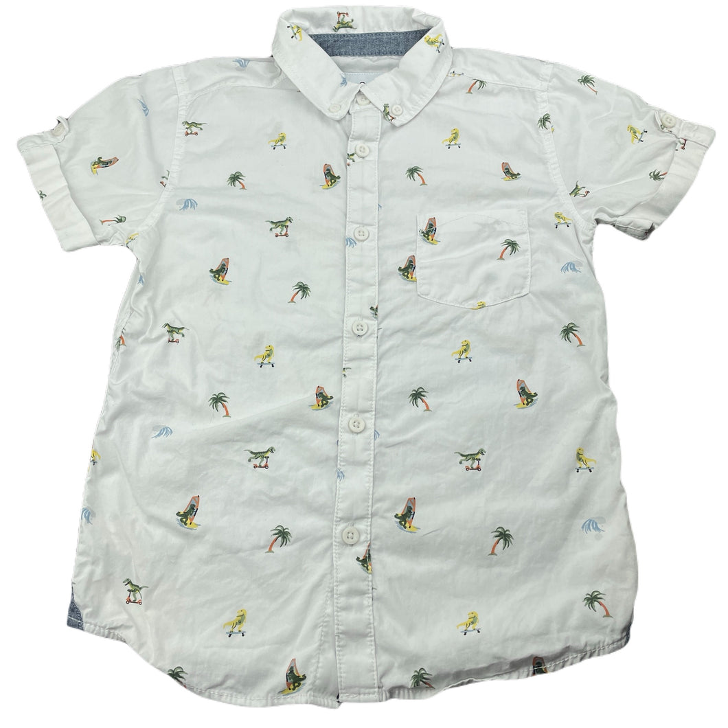 Boys Target, cotton short sleeve shirt, dinosaurs, EUC, size 8,  