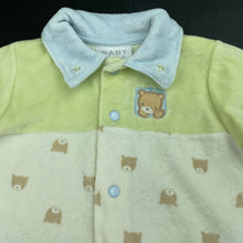 Load image into Gallery viewer, unisex Bon Bebe, lightweight velour sleeping bag, EUC, size 000,  