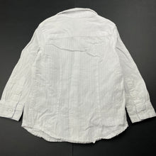 Load image into Gallery viewer, Boys Peter Morrissey, white cotton long sleeve shirt, GUC, size 2,  
