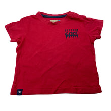 Load image into Gallery viewer, Boys Lily &amp; Dan, red cotton t-shirt / top, GUC, size 1,  