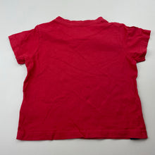 Load image into Gallery viewer, Boys Lily &amp; Dan, red cotton t-shirt / top, GUC, size 1,  