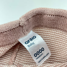 Load image into Gallery viewer, Girls Anko, knitted cotton leggings / bottoms, GUC, size 0000,  