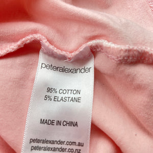 Girls Peter Alexander, stretchy long sleeve pyjama top, dog, FUC, size 10,  