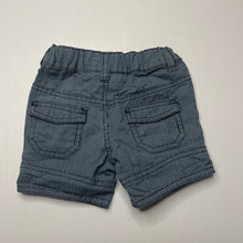 Load image into Gallery viewer, Boys Pumpkin Patch, cotton shorts, adjustable, EUC, size 000,  