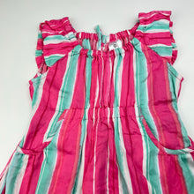 Load image into Gallery viewer, Girls Target, colourful lightweight cotton dress, EUC, size 3, L: 51cm