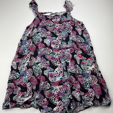 Girls Target, viscose summer dress, wash fade, FUC, size 9, L: 65cm