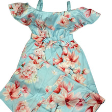 Load image into Gallery viewer, Girls SHEIN, lightweight floral summer jumpsuit, EUC, size 9,  