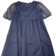 Load image into Gallery viewer, Girls H&amp;M, lined navy tulle party dress, NEW, size 10, L: 76cm