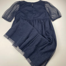 Load image into Gallery viewer, Girls H&amp;M, lined navy tulle party dress, NEW, size 10, L: 76cm