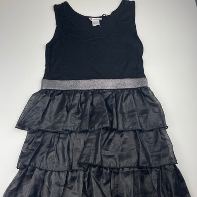 Girls Hail, black party / formal dress, GUC, size 14, L: 88cm