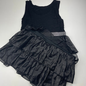Girls Hail, black party / formal dress, GUC, size 14, L: 88cm