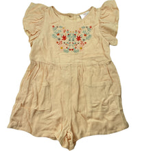 Load image into Gallery viewer, Girls Mango, embroidered lightweight playsuit, EUC, size 3,  