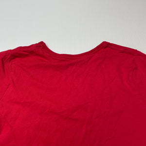 unisex Champion, Authentic red cotton t-shirt / top, EUC, size 14,  