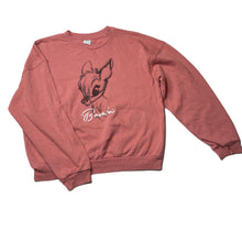 Load image into Gallery viewer, Girls Disney, Bambi fleece lined sweater / jumper, GUC, size 16,  