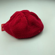 Load image into Gallery viewer, Girls Ollies Place, red sequin knitted cotton hat / beanie, NEW, size 000-0,  
