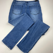 Load image into Gallery viewer, Boys Just Jeans, blue stretch denim jeans, adjustable, Inside leg: 74cm, GUC, size 16,  