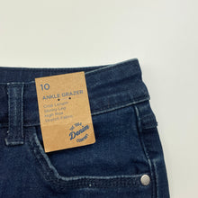 Load image into Gallery viewer, Girls 1964 Denim Co, cropped skinny stretch denim jeans, Inside leg: 49.5cm, W: 30.5cm unstretched across, NEW, size 10,  