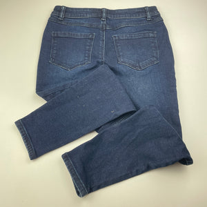 Girls 1964 Denim Co, cropped skinny stretch denim jeans, Inside leg: 49.5cm, W: 30.5cm unstretched across, NEW, size 10,  