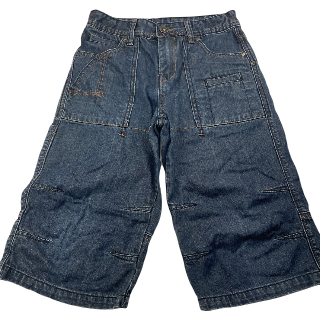 Boys Shock Resistant, dark denim long shorts, adjustable, Inside leg: 32cm, EUC, size 10,  