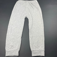 Load image into Gallery viewer, unisex Bonds, grey marle fleece lined trrack / sweat pants, elasticated, GUC, size 6,  