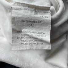 Load image into Gallery viewer, unisex Brioche, white velour coverall / romper, small marks, FUC, size 6 months,  