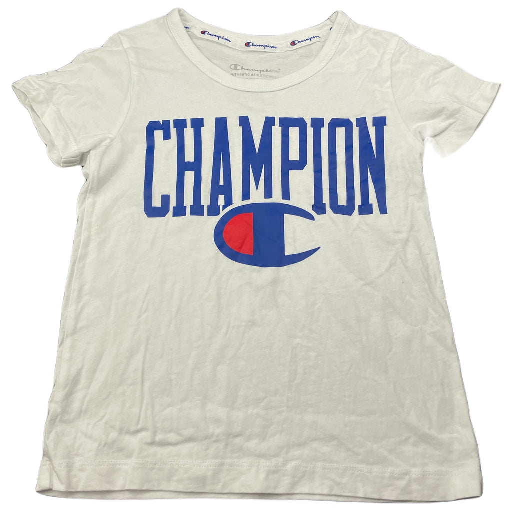 unisex Champion, Authentic white cotton t-shirt / top, EUC, size 6,  