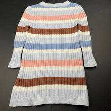 Load image into Gallery viewer, Girls Seed, ribbed knitted cotton casual dress, EUC, size 3, L: 51cm