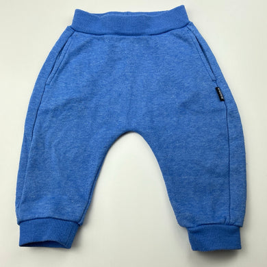 unisex Bonds, blue track / sweat pants, elasticated, pilling, FUC, size 00,  
