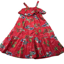Load image into Gallery viewer, Girls Mango, lightweight cotton Christmas dress, EUC, size 1, L: 55cm
