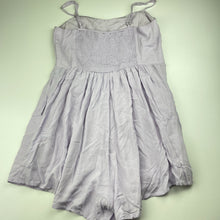 Load image into Gallery viewer, Girls Ava &amp; Ever, lined lilac summer playsuit, GUC, size 14,  