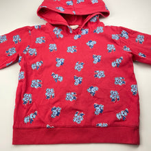 Load image into Gallery viewer, Girls Cotton On, floral fleece lined hoodie sweater, pilling, FUC, size 6,  