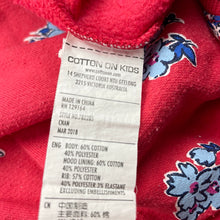 Load image into Gallery viewer, Girls Cotton On, floral fleece lined hoodie sweater, pilling, FUC, size 6,  