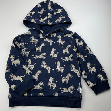 unisex Sprout, navy hoodie sweater, zebras, FUC, size 2,  