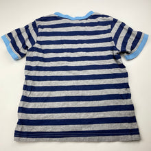 Load image into Gallery viewer, Boys Target, striped pyjama t-shirt / top, GUC, size 7,  