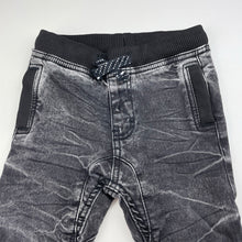 Load image into Gallery viewer, Boys Dymples, stretch knit denim pants, elasticated, Inside leg: 27cm, GUC, size 2,  