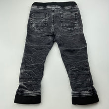 Load image into Gallery viewer, Boys Dymples, stretch knit denim pants, elasticated, Inside leg: 27cm, GUC, size 2,  