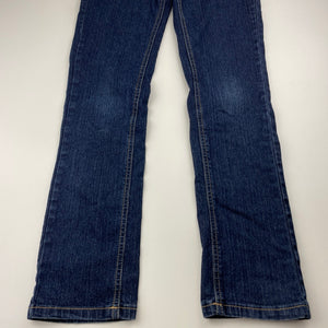 Girls Pumpkin Patch, dark stretch denim jeans, adjustable, Inside leg: 68cm, GUC, size 11,  