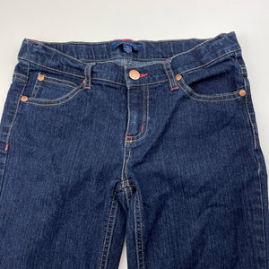 Girls Pumpkin Patch, dark stretch denim jeans, adjustable, Inside leg: 68cm, GUC, size 11,  