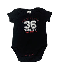 Load image into Gallery viewer, Boys Baby Berry, black cotton bodysuit / romper, FUC, size 0,  