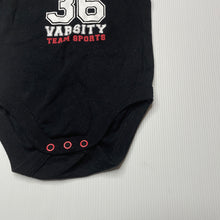 Load image into Gallery viewer, Boys Baby Berry, black cotton bodysuit / romper, FUC, size 0,  