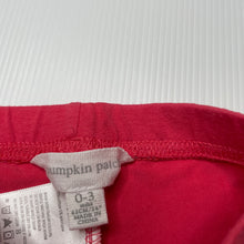 Load image into Gallery viewer, Girls Pumpkin Patch, pink stretchy leggings / bottoms, GUC, size 000,  