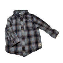 Load image into Gallery viewer, Boys Cotton On, checked cotton long sleeve shirt, GUC, size 2,  
