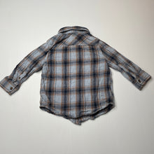 Load image into Gallery viewer, Boys Cotton On, checked cotton long sleeve shirt, GUC, size 2,  