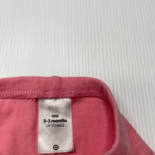 Load image into Gallery viewer, Girls Target, pink stretchy leggings / bottoms, elasticated, EUC, size 000,  