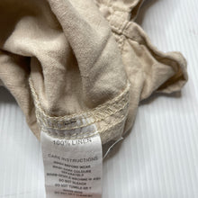 Load image into Gallery viewer, Boys Ollies Place, linen short sleeve shirt, EUC, size 000,  