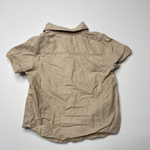 Load image into Gallery viewer, Boys Ollies Place, linen short sleeve shirt, EUC, size 000,  