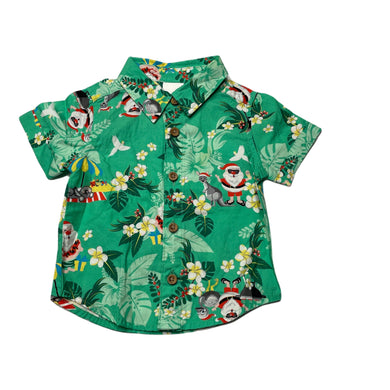 Boys Baby Berry, cotton Christmas short sleeve shirt, FUC, size 000,  