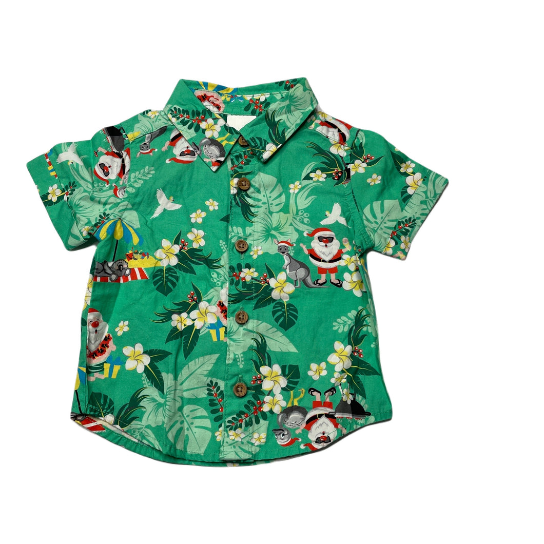 Boys Baby Berry, cotton Christmas short sleeve shirt, FUC, size 000,  